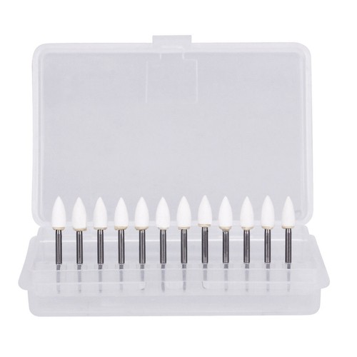 Dental White Stone Porcelain Resin Handpiece Polishing Burs FG Cone/Flame/Round - Picture 20 of 25