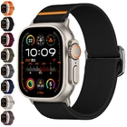 For Apple Watch Series 10 9 8 7 6 5 4 Ultra Elastic Nylon Adjuastable Strap Band