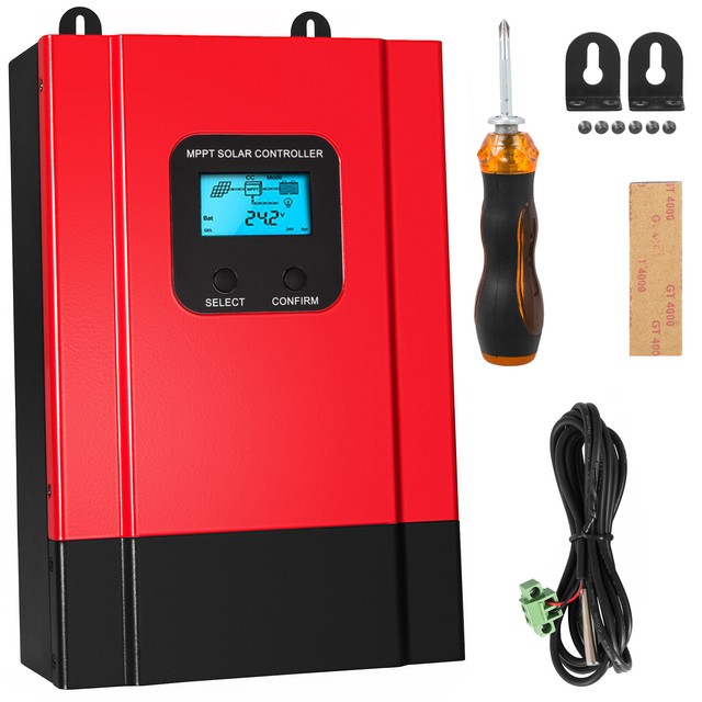 Home & Garden 60A MPPT Solar Charge Controller for 12 24 36 48 Volt