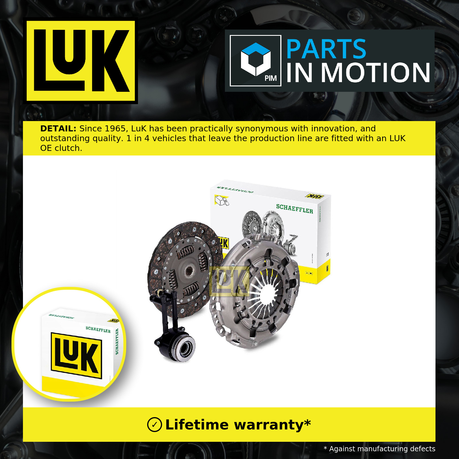 619 3063 33 Clutch Kit Luk Repset Pro Fits Ford Fusion Fiesta 5 Van Mazda 2 LuK - Image 3