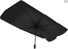 Front Windshield Sun Shade Umbrella, Windshield Sun Shade NO Opening Design