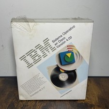 Vintage 1989 IBM DOS 4.00 Floppy Diskettes 3,5  On SPANISH Sistema Operativo NEW