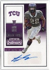 2016 Panini Contenders College Ticket Aaron Green Rookie Autograph Card #126. rookie card picture