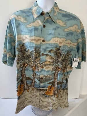 Don Ray Kahala Rayon Men s Hawaiian Shirt Scenic Shirt Dreaming NWT Size Medium