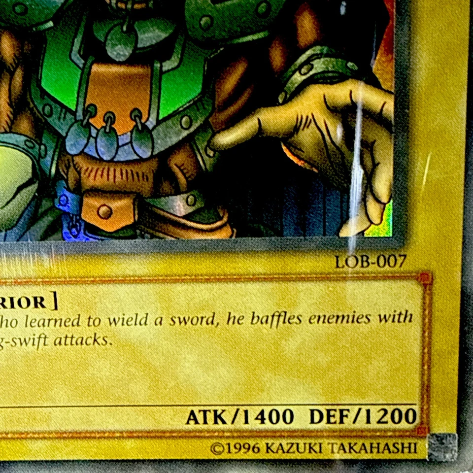 Yu-Gi-Oh! Celtic Guardian LOB-007 Rare Wavy English Near Mint - Image 3 of 4