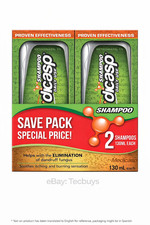Medicasp Anti Dandruff Shampoo Caspa 2 Pack 130ml 4.4 fl oz NEW USA Shipping