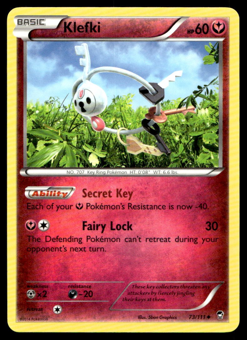 NM Klefki [XY - Furious Fists 73/111] Uncommon Pokemon TCG