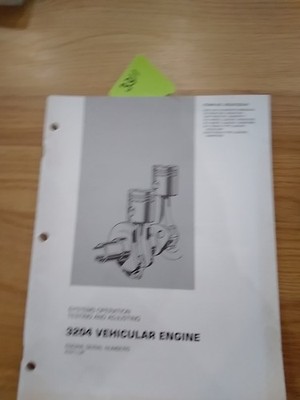 Caterpillar CAT 3204 Vehicular Engine D3 Tractor Service Manual