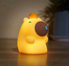 Capybara shapel Night Light,Touch-Sensitive Adjustment of Brightness,USB TYPC