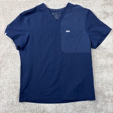FIGS Technical Collection Navy Blue V-Neck Scrub Top XL M22SW1055