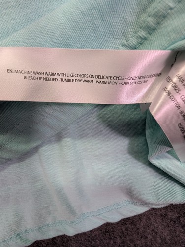 NEU ARIAT Rebar Damen M Arbeit Baumwolle stark V-Ausschnitt Tasche T-Shirt Aqua Sky - Bild 4 von 11