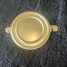 ANTIQUE MANTLE  CLOCK METAL BACK DOOR