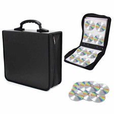 400Disc CD DVD Organizer Holder Storage Case Bag Wallet Album Media Video Black