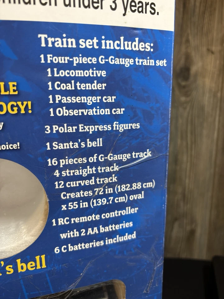 Lionel #7-11176 Polar Express G gauge Batt. Op Train Set -see descript - Image 2 of 4