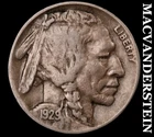 1929-D Buffalo Nickel - Scarce  Extra Fine  Better Date  No Reserve #L1389