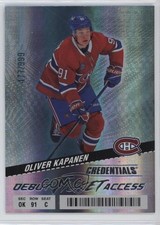 2024 Upper Deck Credentials Debut Ticket Access 477/999 Oliver Kapanen #105 1m83