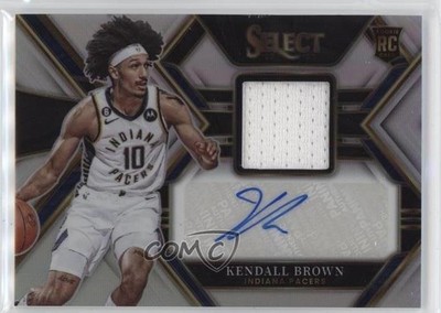 2022-23 Panini Select Rookie Jersey 188/199 Kendall Brown #RJA-KBW Auto RC 15ej