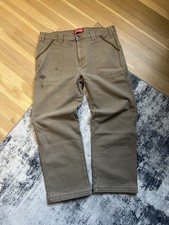 Coleman Fleece Lined Canvas Khaki Pants Size 36x30