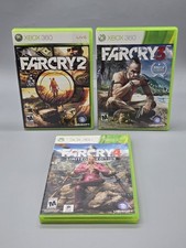 Xbox 360 Far Cry 2 3 4 Trilogy Lot Of 3 Games Bundle Tested & Working