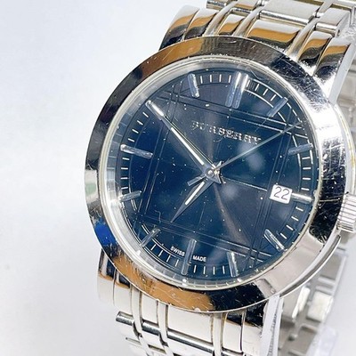 Burberry Bu1364 Men'S Watch Working Black Dial Nova Check 133 Men Watch Accessor