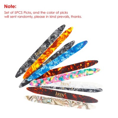 IRIN 5pcs Celluloid Picks Plectrum Oud Risha Pick For Yueqin Moon Lute -chin