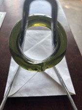 Ancien Annaux Verre Collier Cheval XIX°