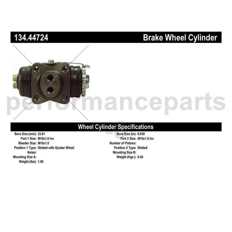 Rear Right Rearward Drum Brake Wheel Cylinder for Toyota Land Cruiser 1975-1980 - Image 3 of 4