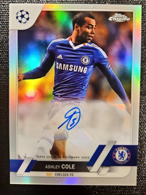 Ashley Cole AUTO 2022-23 Topps Chrome UEFA CC Chelsea FC #CA-AC