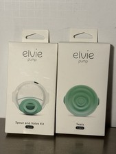 Elvie Pump - Spout  Valve Kit  2 Pk  Pump Seals 2 Pk - New in BOX