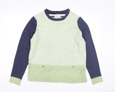 Mantaray Damen grün gestreifter Pullover Pulli, Größe 14