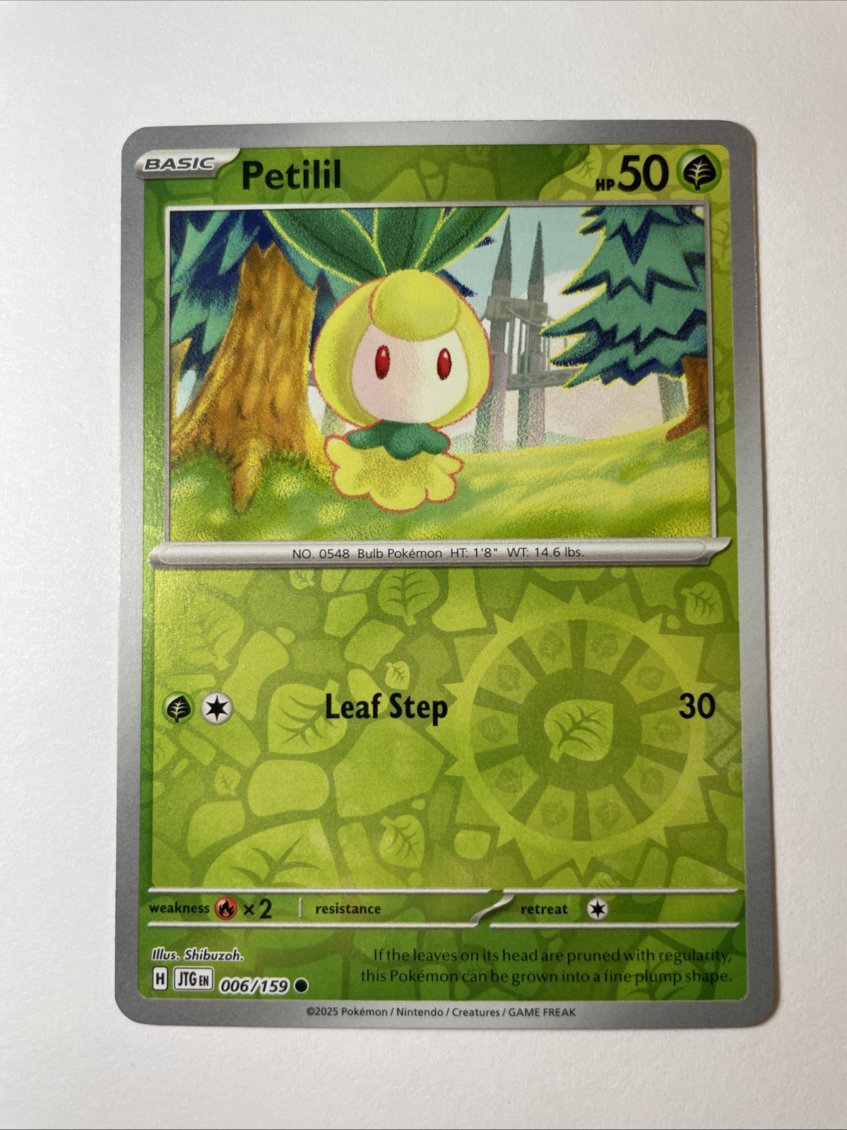 Petilil 006/159 - Sv09: Journey Together Reverse Holo (NM)