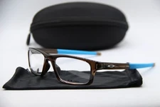 NEW OAKLEY OX8037-1754 POLISHED BARK CROSSLINK AUTHENTIC FRAMES EYEGLASSES 54-18