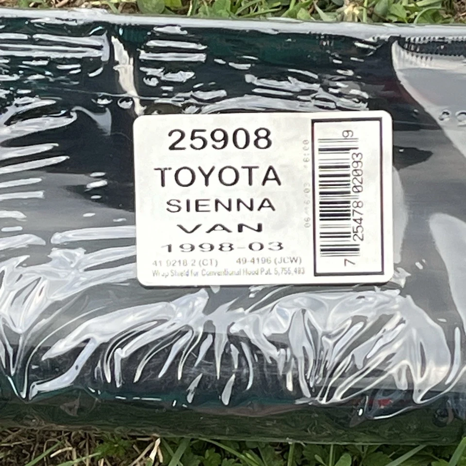 Protector de capó deflector de insectos de humo AVS Bugflector II para 98-03 Toyota Sienna 25908 Foto 3 de 4