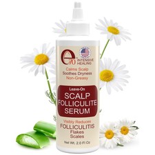 Folliculitis Treatment Leave-On Dry Scalp Serum - 3 BHA, Salicylic Acid, Tea...