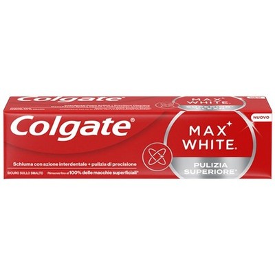 COLGATE ZAHNPASTA MAX WHITE TOP REINIGUNG 75 ML X8