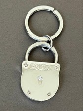 FURLA 80th Anniversary Keyring Charm Silver Cadena Design Leoken Wait. Let s