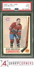 1969 O-PEE-CHEE #10 JEAN BELIVEAU CANADIENS HOF POP 14 PSA 9 SET BREAK