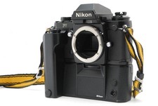 All Works [MINT w/MD-4 & Strap] Nikon F3 Eye Level 35mm SLR Film Camera JAPAN