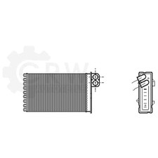 Wärmetauscher Innenraumheizung für Citroën C5 Break DE_ DC_ 2.0 HDi 16V