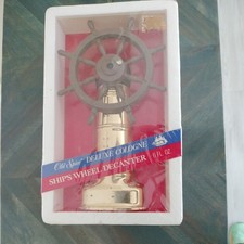 Old Spice Ships Wheel Decanter