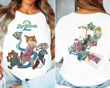 Zootopia 2 Movie Shirt, Judy Hopps Nick Wilde Gary De'snake T-Shirt