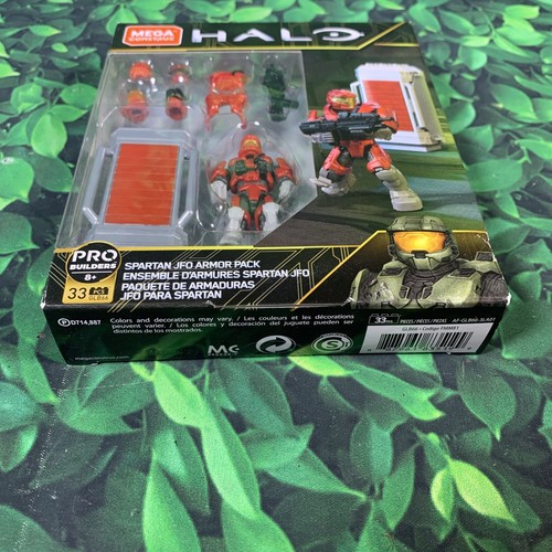 Mega Construx GLB66 Halo Spartan JFO Armor Pack Building Set NIB Retired - Picture 2 of 5
