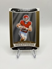 2024 Leaf In The Game Used The Verge Of Greatness Gold Jackson Arnold #VG-23 RC