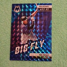 KRIS BRYANT 2022 MOSAIC #BF-4 BIG FLY REACTIVE BLUE MOSAIC 02/99 ROCKIES 