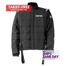 Zamp R09J0033XL, One Jacket Zr-Drag Black 3X-Large Black Fire Retardant Cotton 