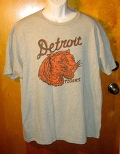 Camiseta de béisbol vintage Artex años 70/80 de los Tigres de Detroit talla XXL
