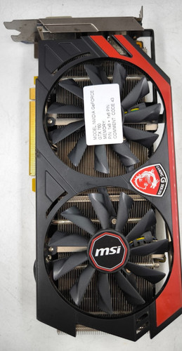 MSI Nvidia GeForce GTX 760 GDDR5 Grafikkarte Defekt Für Ersatzteile