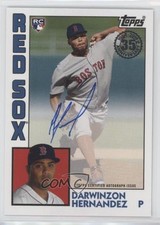 2019 Topps Update 1984 Topps Baseball Auto Darwinzon Hernandez #84A-DH Auto no9