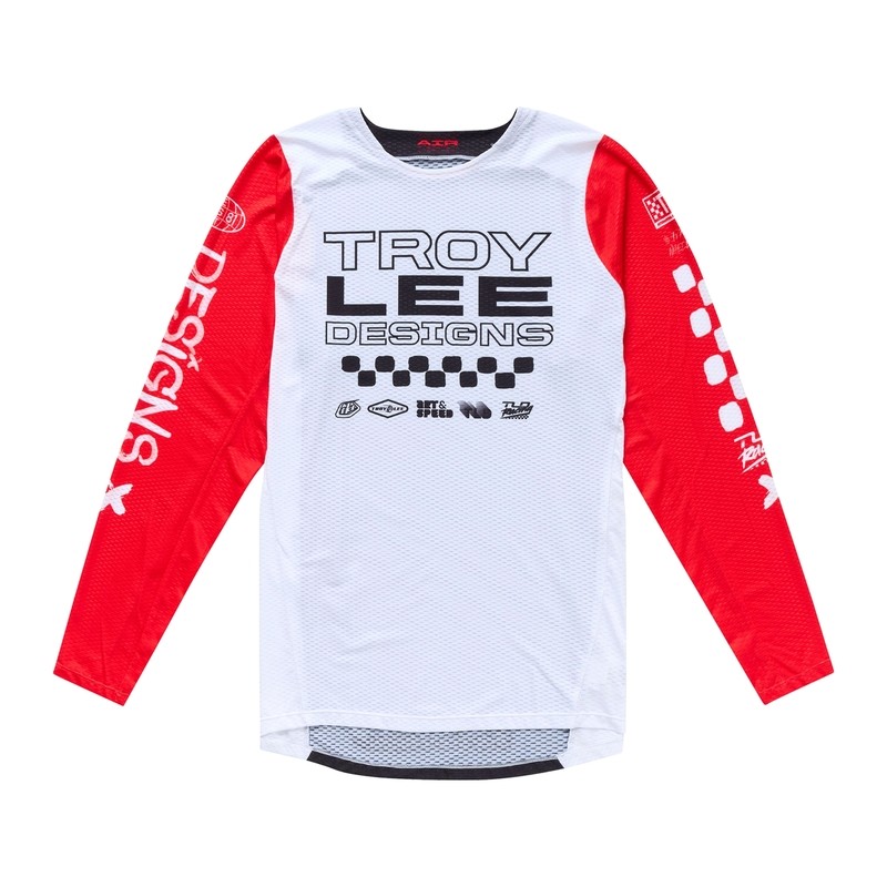 Maillot cross TROY LEE DESIGNS GP Pro Air rouge pour sessions track day