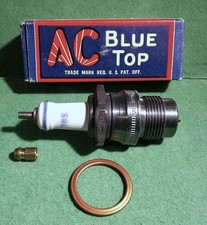 Qty. One 1 Vintage Ac 78-s Nos Spark Plug Box 78 Made 1936-1938 Only